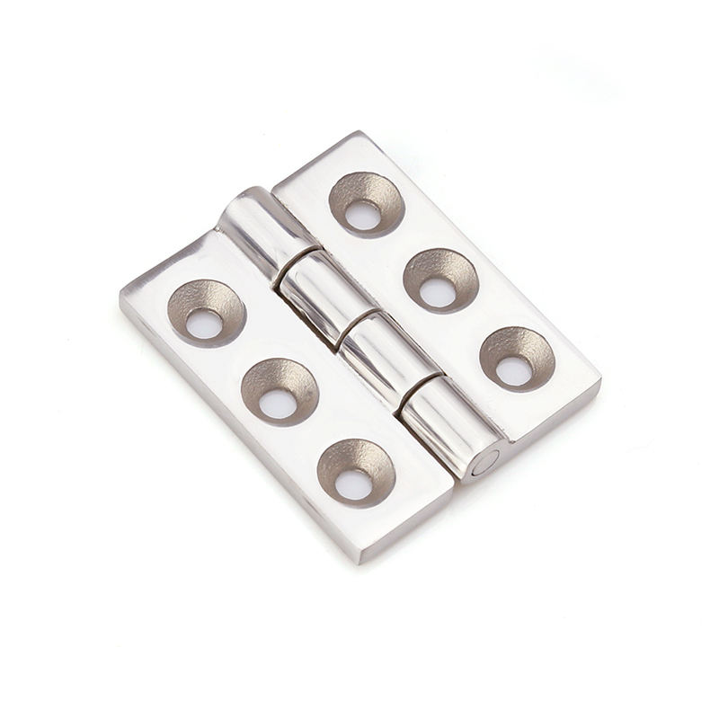 65*55 mm Stainless Steel 304 Mirror Polished Equipment Heavy Extra Bearing Capacity Cabinet Door External Butt Hinge