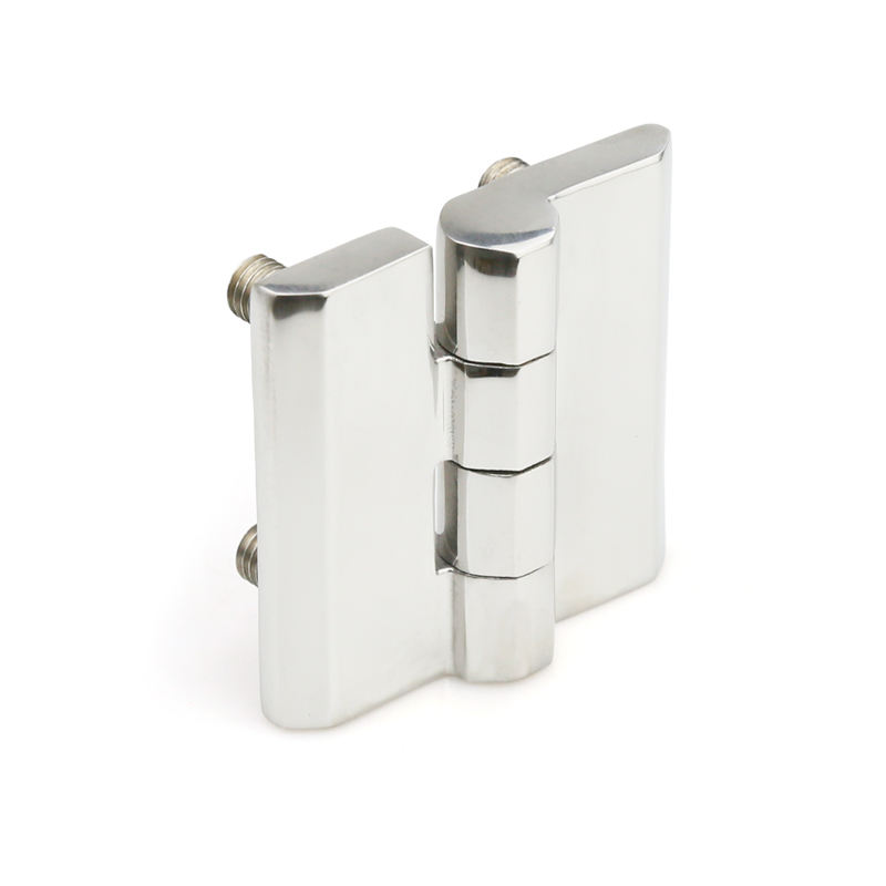 Industrial Style Stainless Steel 304 Mirror Polished Cabinet Door External Butt Hinge with Stud