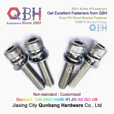 [ in Stock ] 15%off Qbh DIN912 M8X10 Stainless Steel A2 A4 Knurled Thumb Promotion Promotional Fastener Socket Cap Bolt Screw