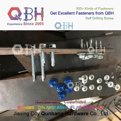 10%off Qbh Customized Hex Washer/ Cross Pan / Truss Wafer Head Self Drilling Tail Stainless Steel Deck Screw