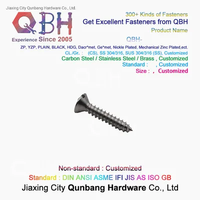 304 Stainless Steel Tapping Screws