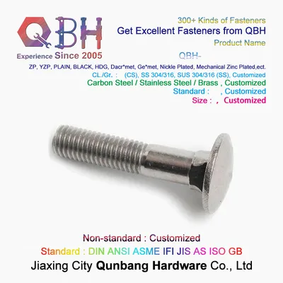 ANSI ASME Stainless Steel Carriage Bolt