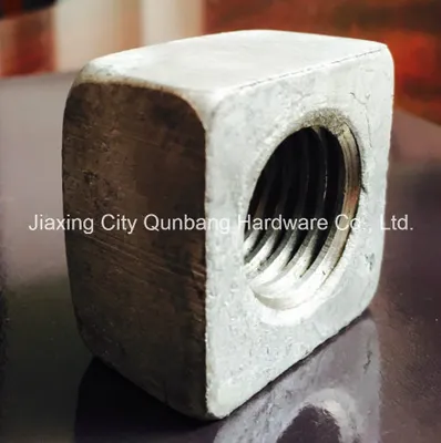 ANSI B18.2.2-Heavy Series Square Nuts 1/4′- 1-1/2′ Gr. 2 Carbon Steel