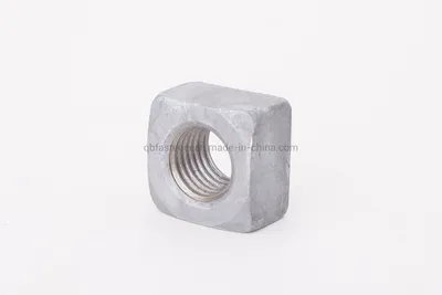 ANSI Heavy Square Grade 2 HDG Black Zp Yzp Carbon Steel Nuts