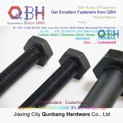 ASTM/ANSI A490 High Quality Heavy Hex Bolts Balck Carboon Steel Bolt