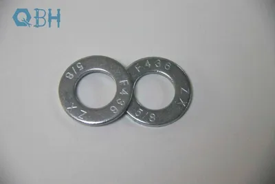 ASTM F436 Carbon Steel Zinc/Black Flat Washer