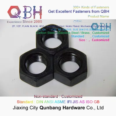 ASTM HDG Grade 5 Black Carbon Steel Hex Nut
