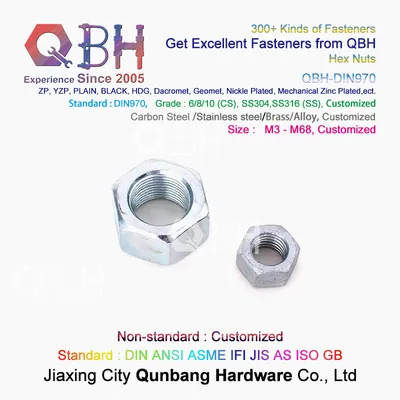 Advantage Products Hex Nuts DIN 970 Nuts M3-M68 Class 6 8 10