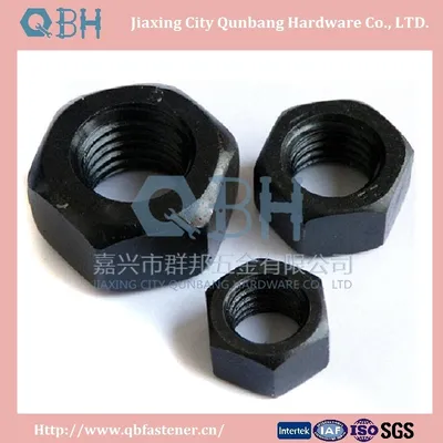 Black Carbon Steel Hex Nuts (Cl. 6 DIN934)