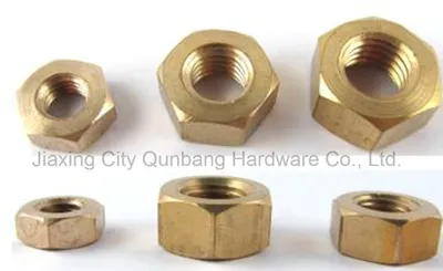 Brass Nuts (M3-M48 Brass, Copper, DIN934)