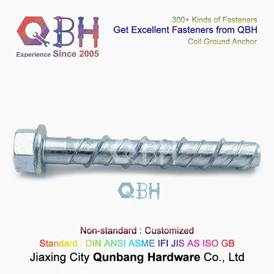 Building Materials Hex Head Serrated Flange Self-Tapping Concrete Screw Anchor Bolt