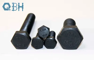 Carbon Steel Bolts and Nuts Black Hot-Dipped Galvanized Zinc Plated DIN933 DIN931 DIN960 4.8 6.8 8.8 10.9 Bolts
