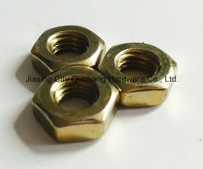 Carbon Steel DIN439 Jam Nuts M8-M52 Yzp Cl. 04, 05