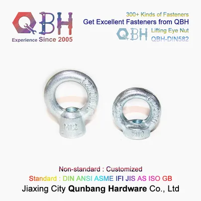 Carbon Steel Eye Lifting Nut Boat Ship Shipyard Forging Marine Rigging Hardware