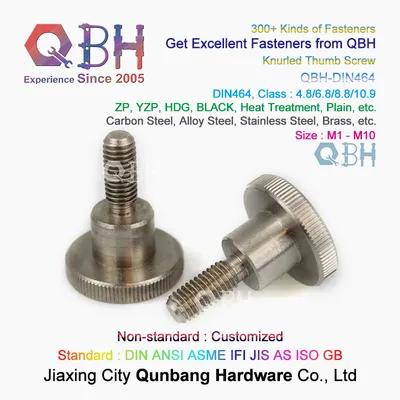 Carbon Steel Stainless Steel Knurled Thumb Shoulder Fixture