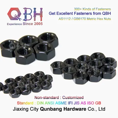 China Wholesale Factory Direct Fastener Supply ANSI B18.2.2 A563 DIN934 2h Structural Plain Zinc Coated Zp Yzp Galvanized Hex/Heavy Hex Nuts