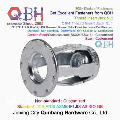 Corrosion Resistant Blind Threaded Insert Lifting Fixings Jack Nuts