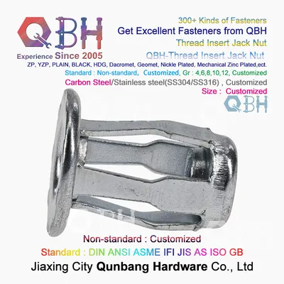 Corrosion Resistant Blind Wall Anchors Inserts Lifting Jack Nut Fastener