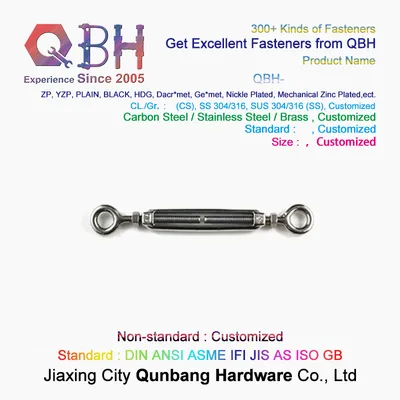 DIN 1480 Galvanized Turnbuckle xx/xo/oo type
