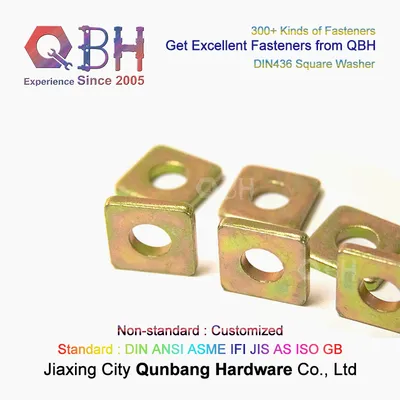 DIN 436 Carbon Steel Square Washer