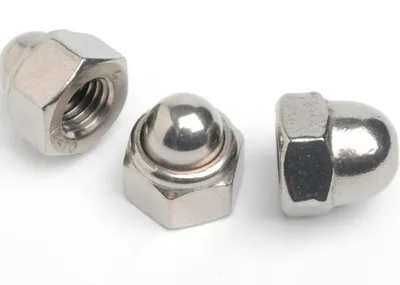 DIN 986 Prevailing Torque Type Non-Metallic Insert Hexagon Domed Cap Nuts