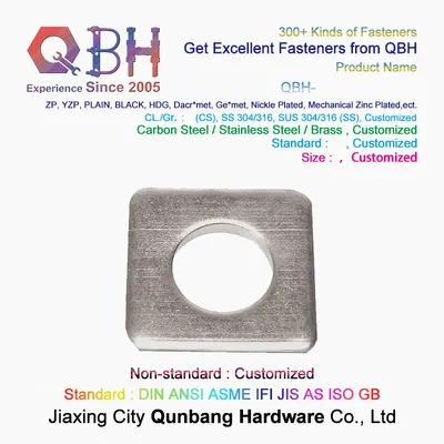 DIN436 Stainless Steel Flat Square Washer