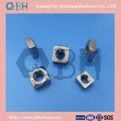 DIN557 Stainless Steel Square Nut Single Chamfer