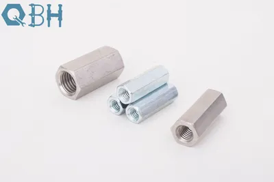 DIN6334 Long Hex Coupling Nut/Long Nut with Zinc Plated