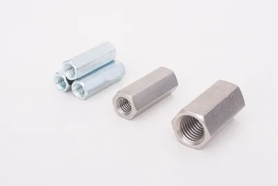 DIN6334 Wzp/HDG Carbon Steel/Stainless Steel Hex Coupling Nuts