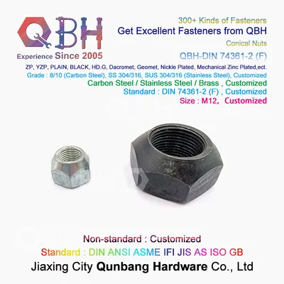 DIN74361 Automobile Conical Prevailing Torque Type Wheel Lug Locknut