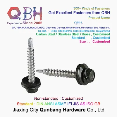 DIN7504 EPDM Assembled Hex Washer Head Self Drilling Screw