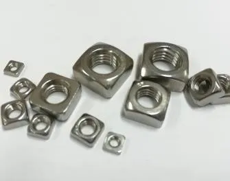 DIN798 Special Square Nuts for Special Foundation Bolts Square Nuts