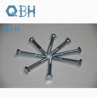 DIN931 Class6.8 Fastener Carbon Steel Zinc Hand Tool Hardware Hex Bolts