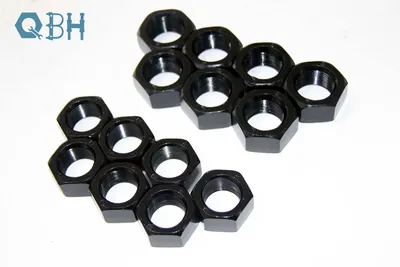 DIN971 Black Carbon Steel Class8 Hex Nut with Metric Fine Pitch Thread