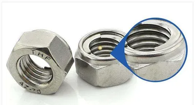 DIN980-M Hexagon Nuts with Clamping Part, All Metal Nut
