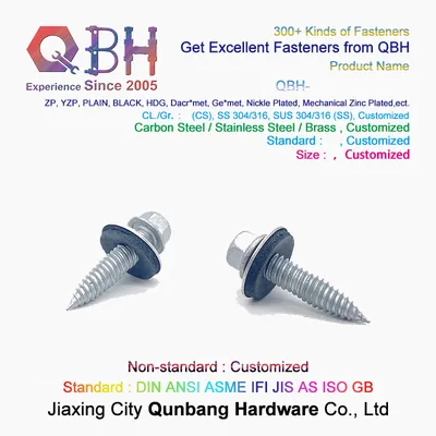 Double Thread Bi-Metal Thin Sheet Self-Drilling Tapping Screw Fasteners
