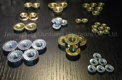 Flange Nuts (Carbon Steel Zinc Planted DIN6923)