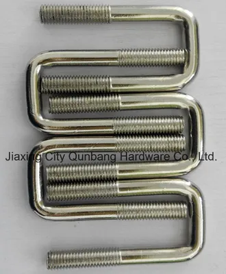 Full-Sized Stainless Steel Square U-Bolts (M6-M36, 304, 316)
