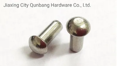 Half Round Head Solid Rivet Standard Rivet-Snap Head Carbon Steel/Stainless Steel