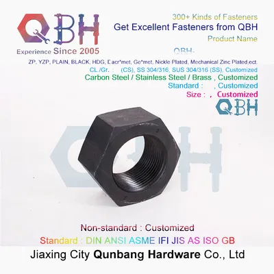 Heavy Hex Nuts ASTM A563m M12-M90 Black