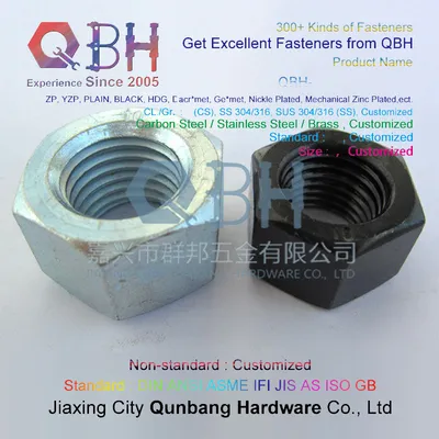 Heavy Hex Nuts (High Strength Steel, Cl. 10 GB1229)