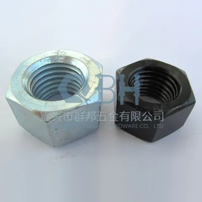 Hex Nuts (Black, Zp, Carbon Steel ANSI B18.2.2)