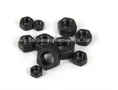 Hex Nuts (M5-M64 Black Cl. 6/8/10 Carbon Steel Hardware ISO4033)