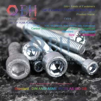 Hex Socket Screw DIN912 Z. P. M5-M42