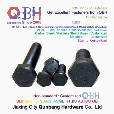 Hexagon Head Bolts Wth Thick Shank/Hexagon Head Reduced Shank Bolts JIS B1180