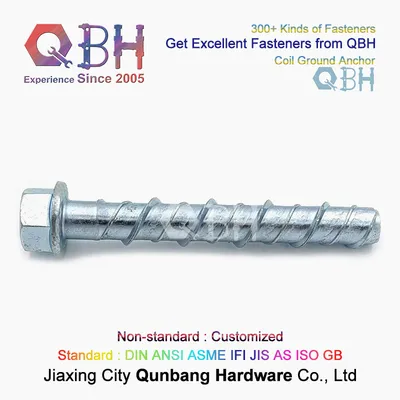 Hexagon Head Construction Constructure Concrete Toothed Flange Bolt