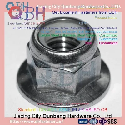 Hexagon Nylon Flange Nuts SUS 304