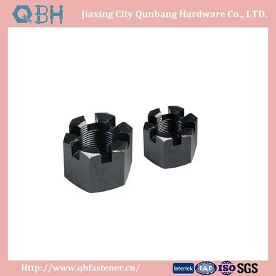 Hexagon Slotted Nuts (DIN935 M6-M68 Black)