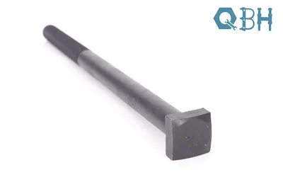 High Quality Black Plated Half Thread Square Head Bolt Gr8.8
