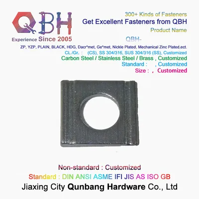 High Quality DIN434 Carbon Steel Square Taper Washer